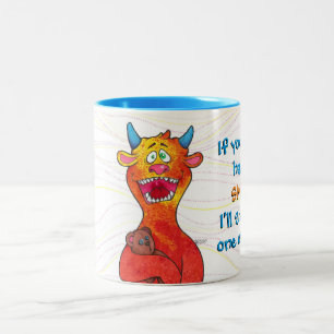 Pointillez le monstre, tasse