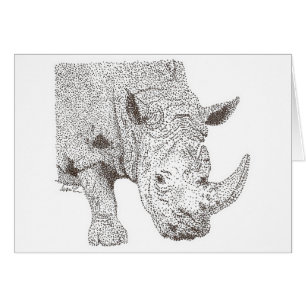 Pointillism de rhinocéros