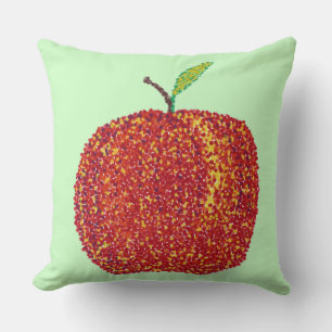 Pointillismus Ganzreife Apfelwurfkissen Kissen