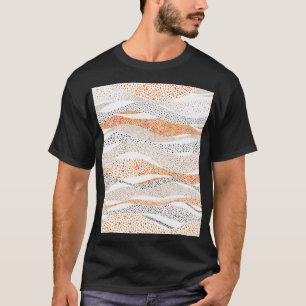 Pointillismus Wavy Polka: Niedlich Doodle Textile T-Shirt