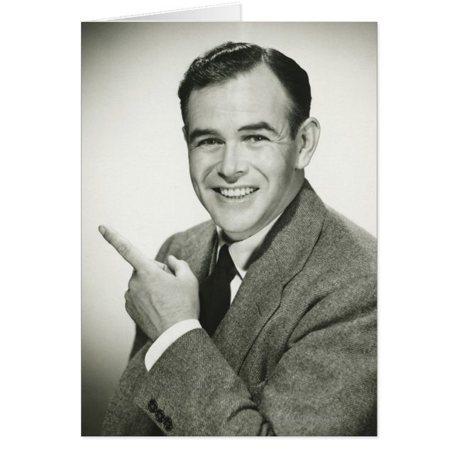 Pointing homme d'affaires (Devant)