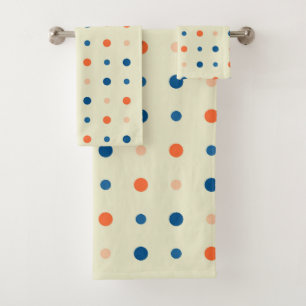 points bleus et oranges
