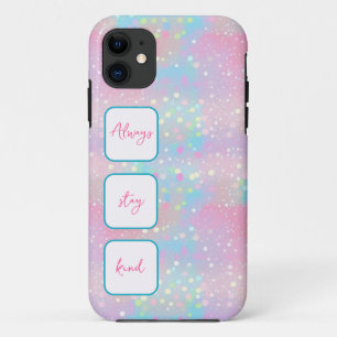 Points brillants unicorne couleurs coque iphone