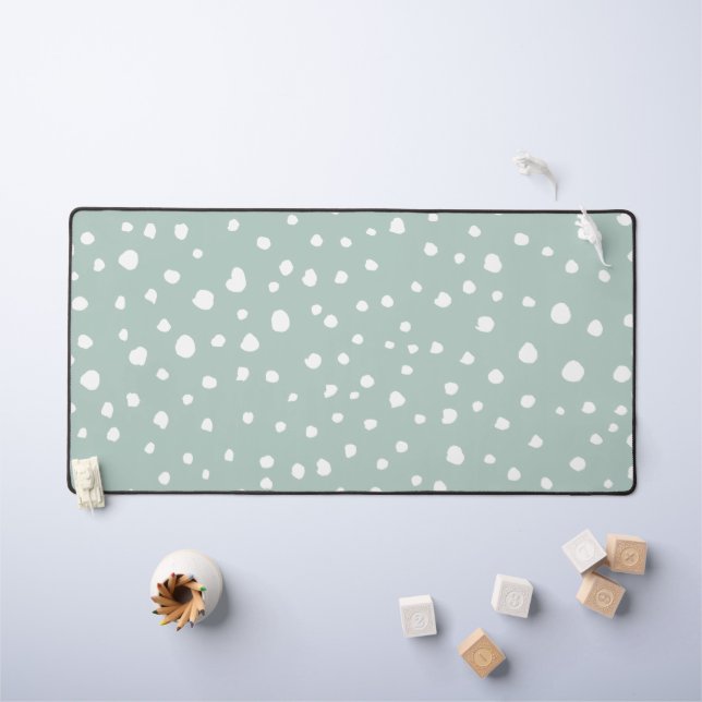 Points Dalmatiens verts, Points Dalmatiens, Pots D (Tableau pour enfants)