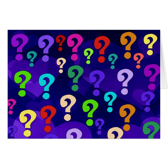 Points d'interrogation d'arc-en-ciel (Devant horizontal)