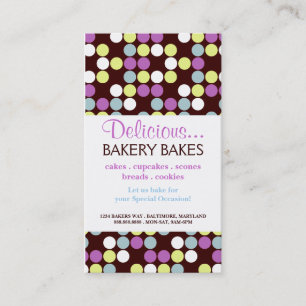 Points  dots2pur de boulangerie du carte de visite