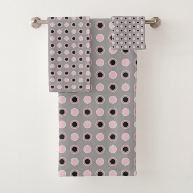 Points noirs, roses, gris et blancs (En situation)