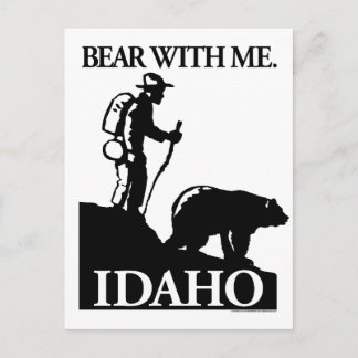 Points North Studio "Bear with Me" Idaho Postkarte