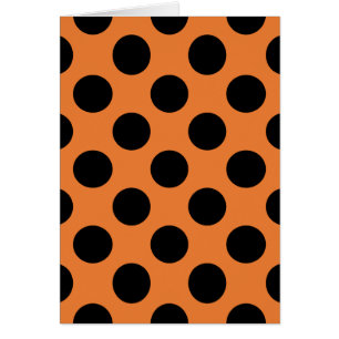 Points oranges et noirs