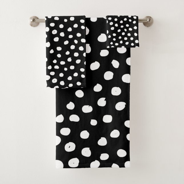 Points Preppy - Points Posters de animaux noirs mo (En situation)