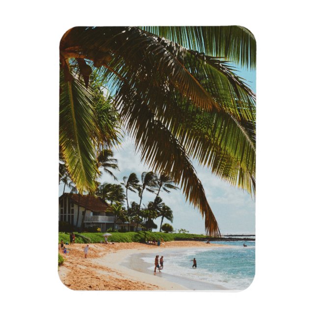 Poipu Beach - Insel Kauai - Hawaii Magnet (Vertikal)