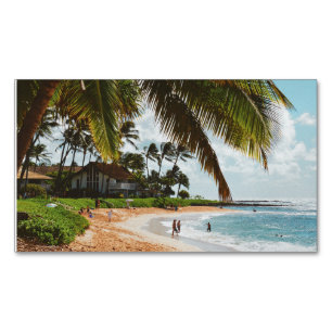 Poipu Beach - Insel Kauai - Hawaii Magnetische Visitenkarte