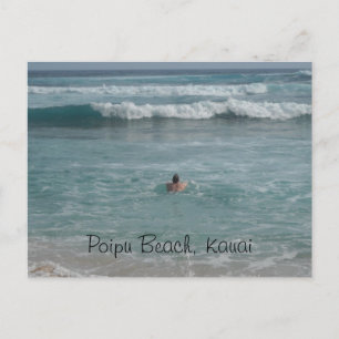 Poipu-Strand Kauai Postkarte