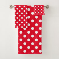 Pois blancs sur Bright Red Kids