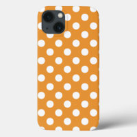 Pois blancs sur Coque ambre-coque iphone Mate