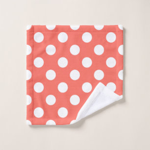 Pois blancs sur corail vivant