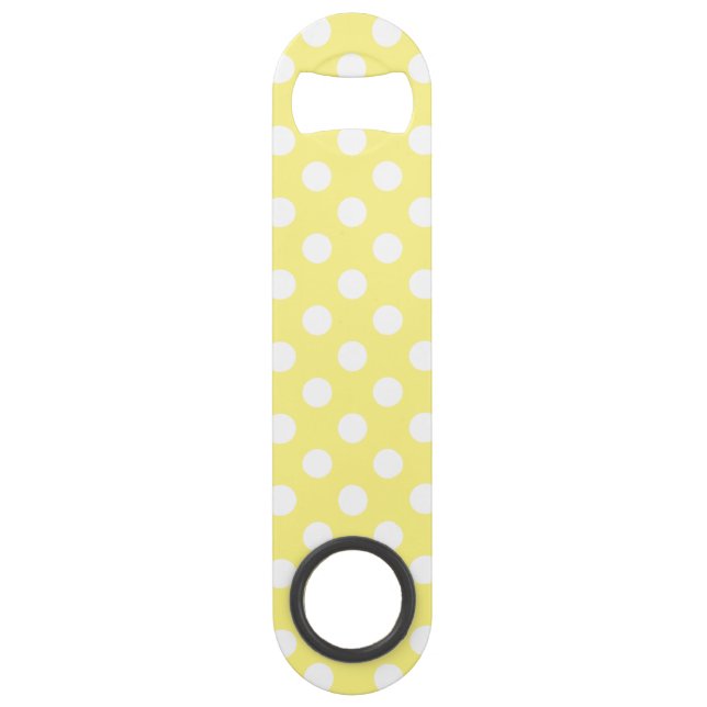 Pois blancs sur jaune citron (Devant)