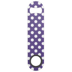 Pois blancs sur ultra violet