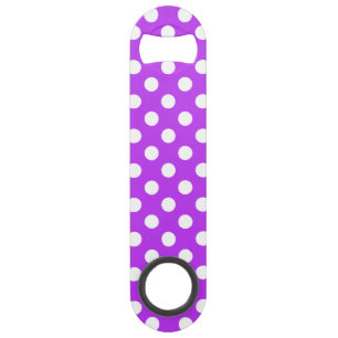 Pois blancs sur violet clair