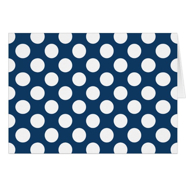 Pois Bleus de la Marine, Motif à points Polka, poi (Devant horizontal)
