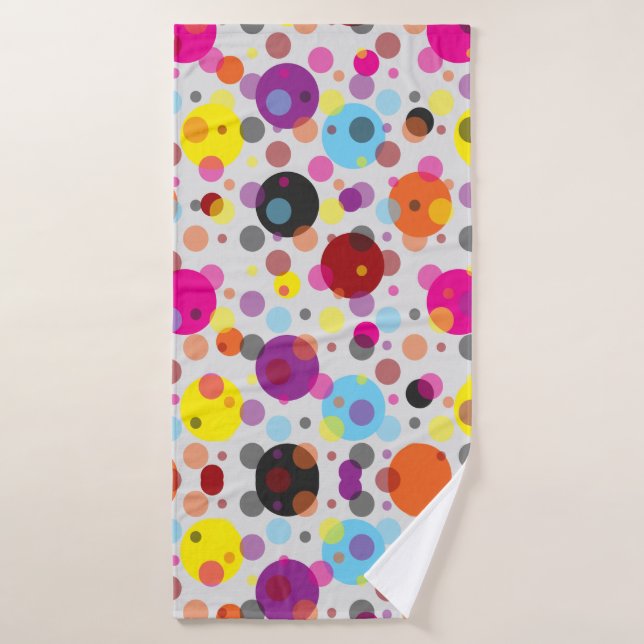 Pois coloré (Serviette de bain)