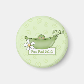 Pois dans un aimant de Baby shower de pois