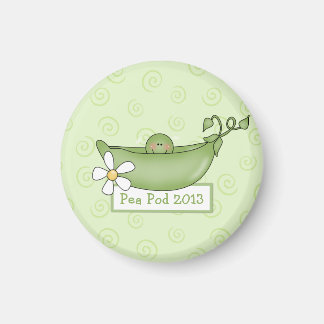 Pois dans un aimant de Baby shower de pois