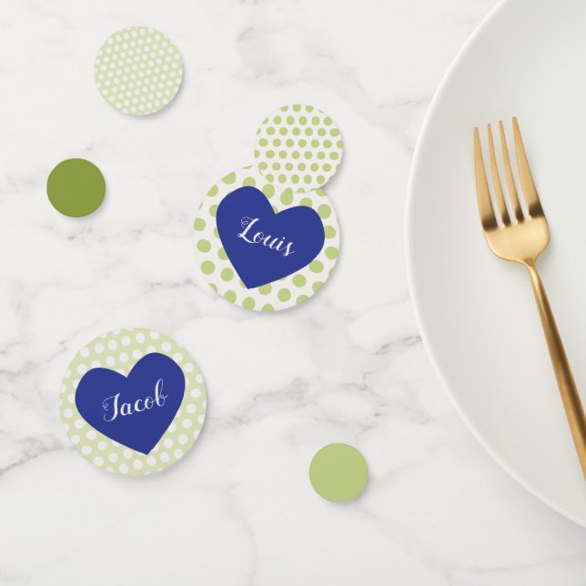 Pois dans un confetti de table jumelle Pod (Groupe)