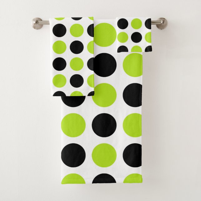 Pois de Black and Lime Green (En situation)