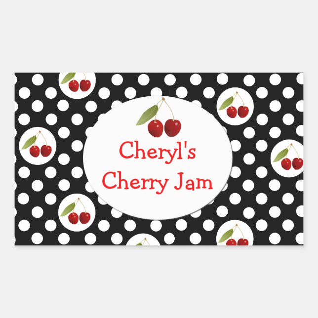 Pois de Whimsical et Étiquette de cerises (Devant)