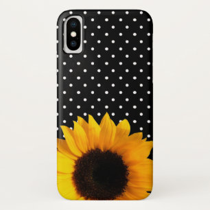 pois et Coque Sunflower iPHone X