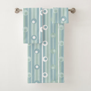 Pois et rayures merveilleux, Verre de mer, Bleu