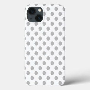 Pois gris sur Coque blanc-coque iphone Mate