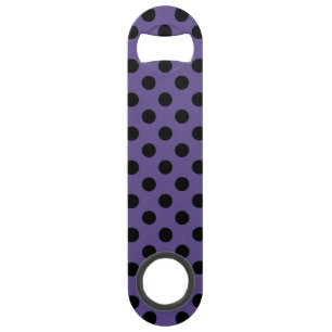Pois noirs sur ultra violet