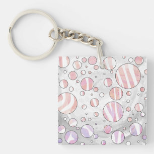 Pois rose et blanc Zebra
