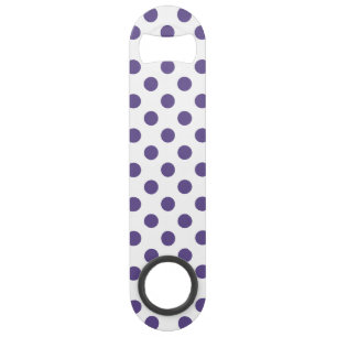 Pois ultra violets sur blanc