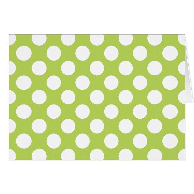 Pois verts, Motif à points Polka, points, pointill (Devant horizontal)
