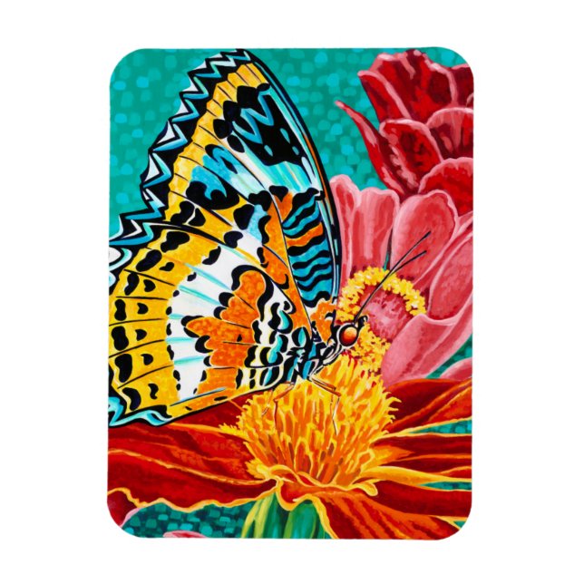 Poised Butterfly I Magnet (Vertikal)