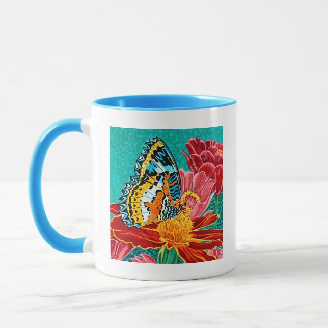 Poised Butterfly I Tasse (Links)