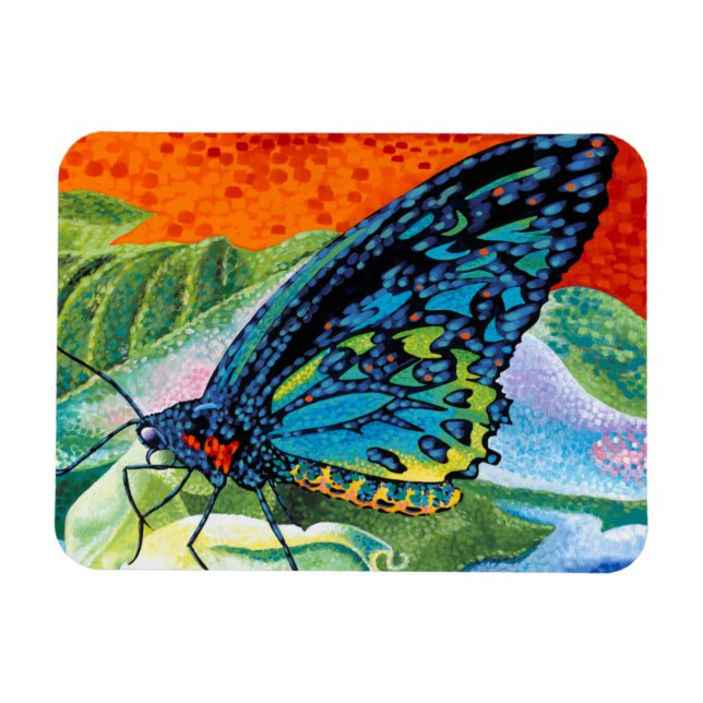 Poised Butterfly II Magnet (Horizontal)