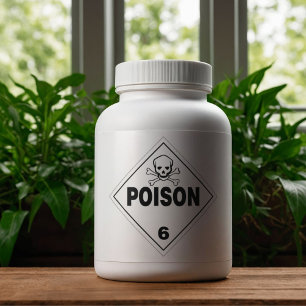 Poison 6 Étiquette