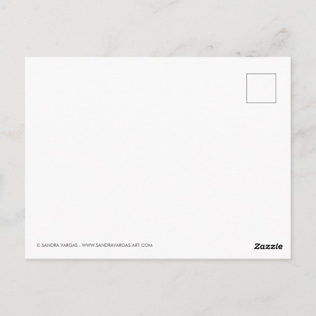 Poison Apple Halloween Postcard Postkarte (Rückseite)