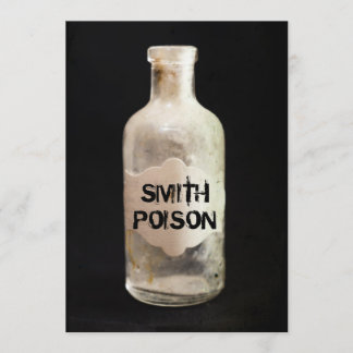 Poison d'Apothécaire Invitation d'Adulte