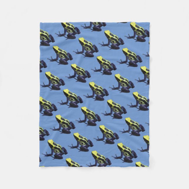 Poison Dart Frog Fleece Blanket (Vorderseite)