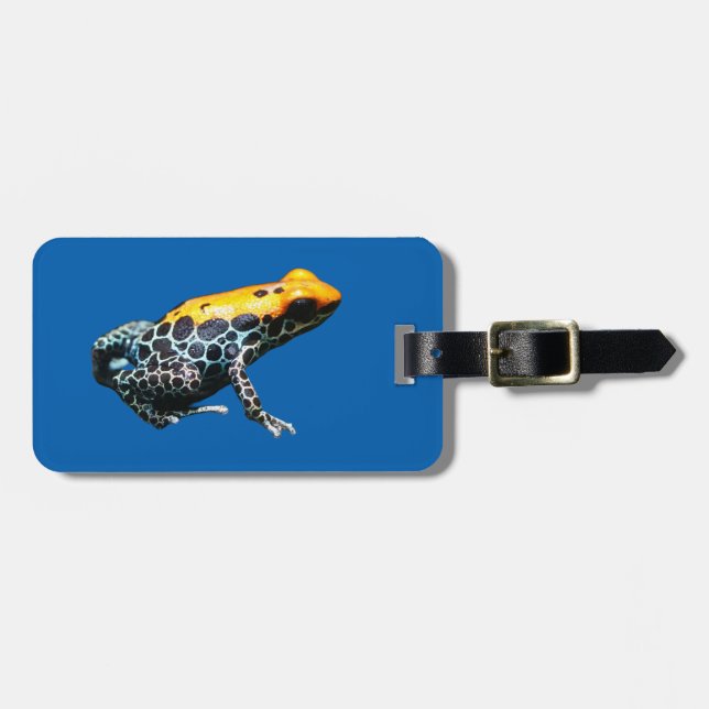 Poison Dart Frog Gepäckanhänger (Vorderseite horizontal)