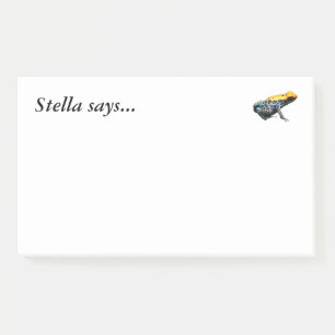 Poison Dart Frog Post-it Klebezettel