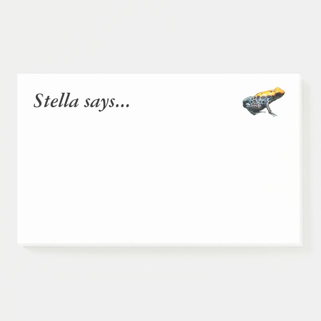 Poison Dart Frog Post-it Klebezettel (Vorderseite)