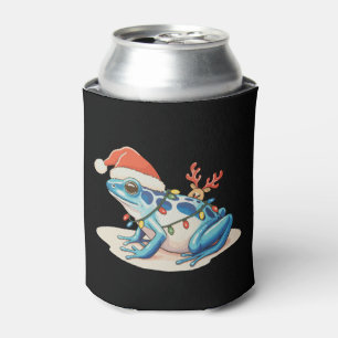 Poison Dart Frosch Weihnachtsmann Hut Weihnachtsbe Dosenkühler