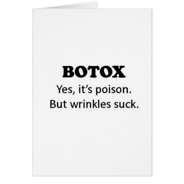 Poison de botox (Devant)