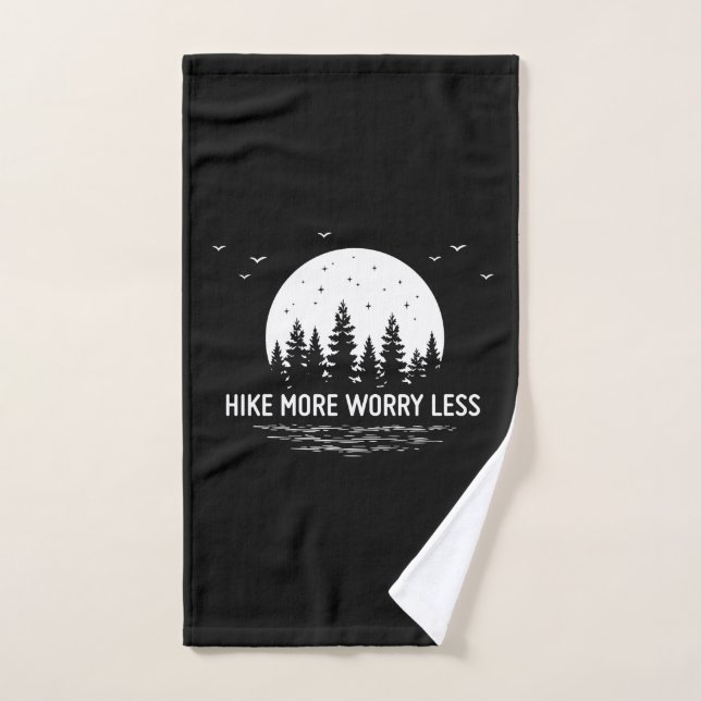 Poison de Camper | Hike More Worry Less Birthday (Serviette à main)